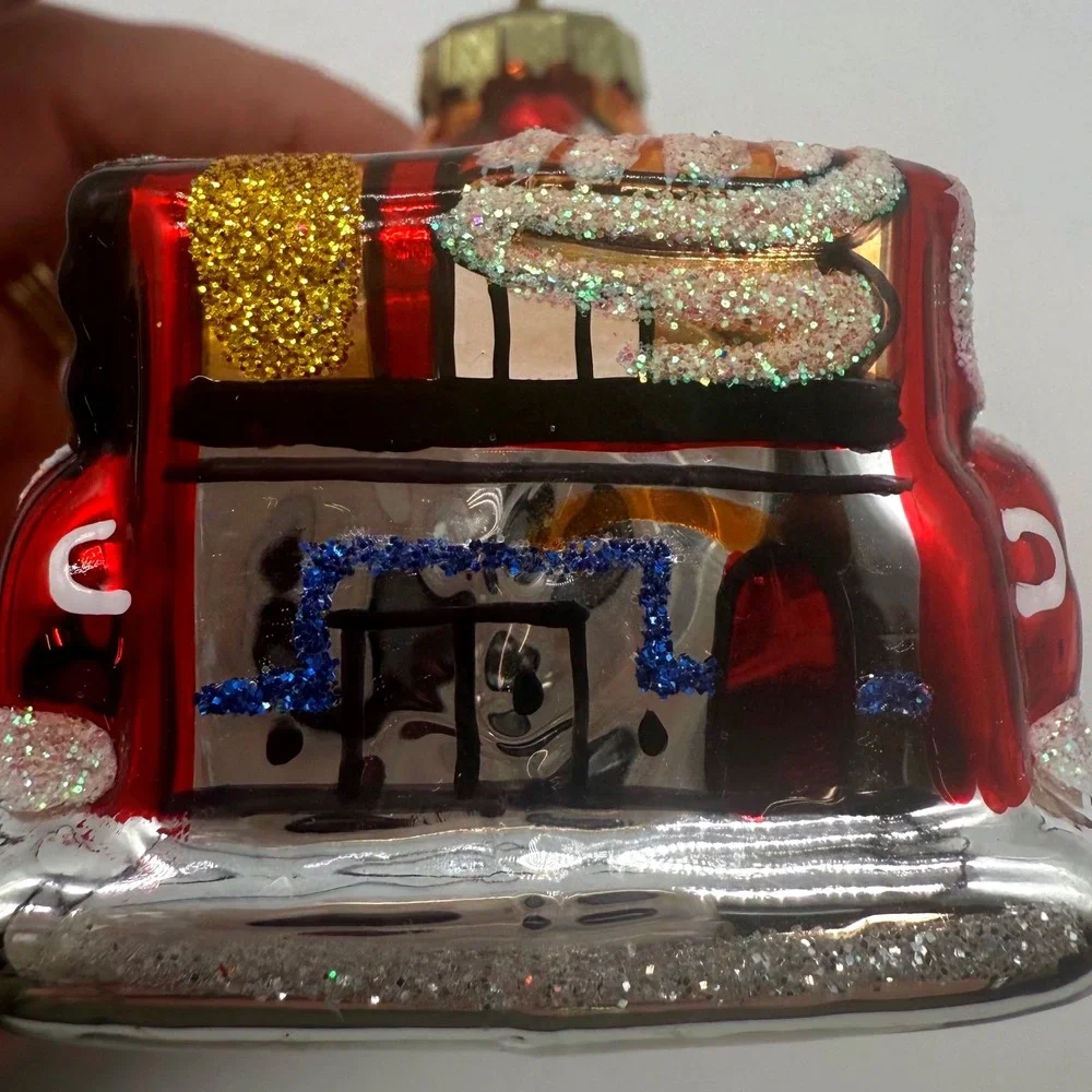 Firefighters Ornament‎ Collection 1957 Pumper blown glass Fire Truck 3rd Edition